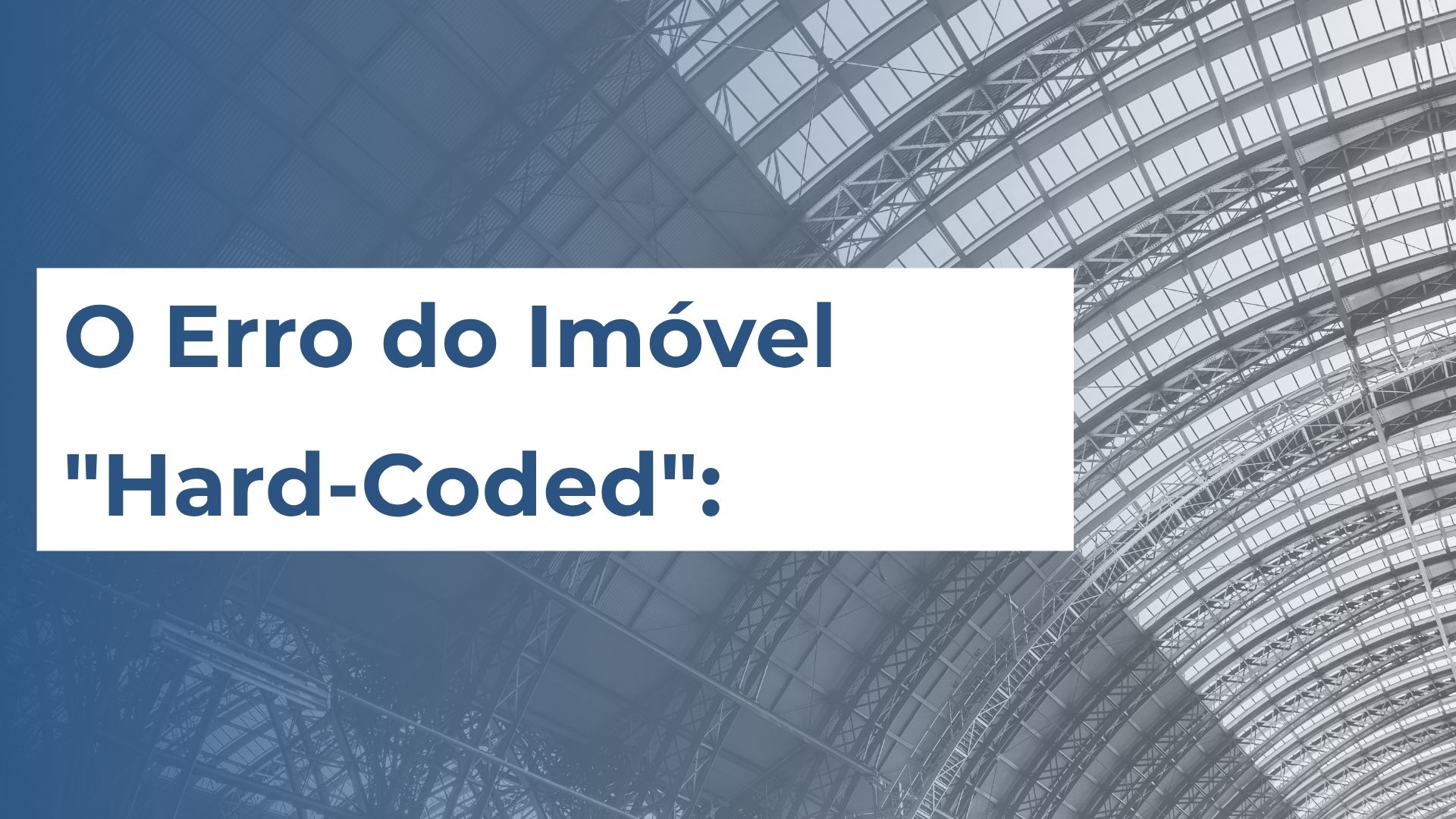 Estruturas Metálicas: Por que tratar sua infraestrutura como Hardware | Metalmontt